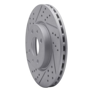 Dodge Vision Brake Rotor (1) - Front Left - DFC - Drilled & Slotted Geoperformance - `09-`19 Dodge Vision Brake Rotor (1) - Front Left - DFC - Drilled & Slotted Geoperformance - `09-`19