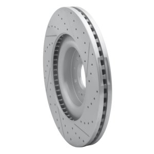 Genesis G90 Brake Rotor (1) - Front Left - DFC - Drilled & Slotted Geoperformance - `17-`22