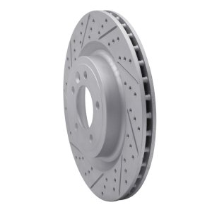 Land Rover Range Rover Brake Rotor (1) - Rear Left - DFC - Drilled & Slotted Geoperformance - `14-`24