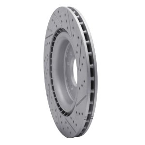 Land Rover Range Rover Brake Rotor (1) - Rear Left - DFC - Drilled & Slotted Geoperformance - `14-`24