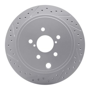 Scion FR-S Brake Rotor (1) - Rear Left - DFC - Drill & Slot, Geoperformance - `10-`25
