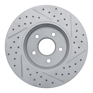 Ford Mondeo Brake Rotor (1) - Front Left - DFC - Drilled & Slotted Geoperformance - `01-`08