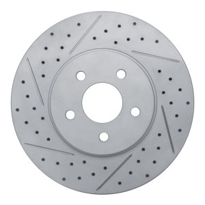 Ford Mondeo Brake Rotor (1) - Front Left - DFC - Drilled & Slotted Geoperformance - `01-`08
