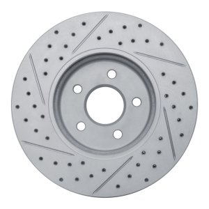 Ford Mondeo Brake Rotor (1) - Front Right - DFC - Drilled & Slotted Geoperformance - `01-`08