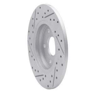 Ford Mondeo Brake Rotor (1) - Rear Right - DFC - Drilled & Slotted Geoperformance - `01-`08