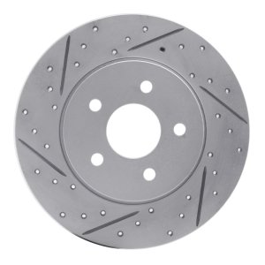Ford Mondeo Brake Rotor (1) - Rear Right - DFC - Drilled & Slotted Geoperformance - `01-`08