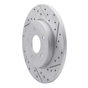 Ford Mondeo Brake Rotor (1) - Rear Right - DFC - Drilled & Slotted Geoperformance - `01-`08