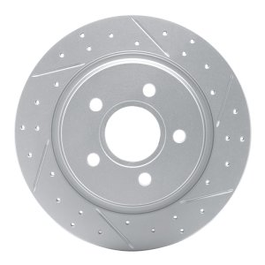 Volvo C70 Brake Rotor (1) - Rear Right - DFC - Drilled & Slotted Geoperformance - `04-`13