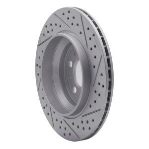 Volvo XC90 Brake Rotor (1) - Rear Left - DFC - Drilled & Slotted Geoperformance - `03-`14