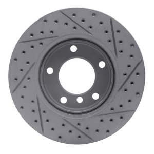 BMW 328I Brake Rotor (1) - Front Left - DFC - Drilled & Slotted Geoperformance - `91-`06