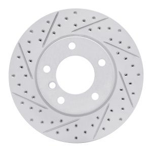 BMW 328I Brake Rotor (1) - Front Left - DFC - Drilled & Slotted Geoperformance - `91-`06