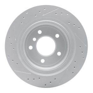 BMW Z3 Brake Rotor (1) - Rear - DFC - Drilled & Slotted Geoperformance - `95-`02