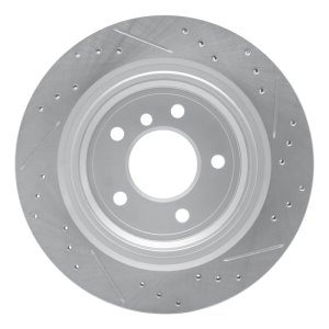 BMW Z3 Brake Rotor (1) - Rear Right - DFC - Drilled & Slotted Geoperformance - `95-`02 BMW Z3 Brake Rotor (1) - Rear Right - DFC - Drilled & Slotted Geoperformance - `95-`02
