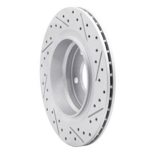 BMW 328I Brake Rotor (1) - Rear Left - DFC - Drilled & Slotted Geoperformance - `99-`06