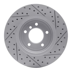 BMW 330Xi Brake Rotor (1) - Front Left - DFC - Drilled & Slotted Geoperformance Rotor - `01-`08