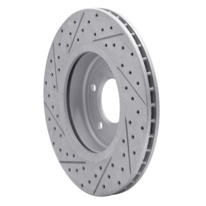 BMW 330I Brake Rotor (1) - Front Right - DFC - Geoperformance Drilled & Slotted - `01-`08