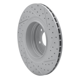 BMW Alpina B7 Brake Rotor (1) - Rear Left - DFC - Geoperformance Drilled & Slotted - `07-`08 BMW Alpina B7 Brake Rotor (1) - Rear Left - DFC - Geoperformance Drilled & Slotted - `07-`08