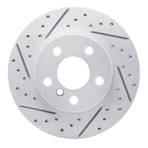 BMW I3 Brake Rotor (1) - Front Left - DFC - Drilled & Slotted Geoperformance - `14-`21