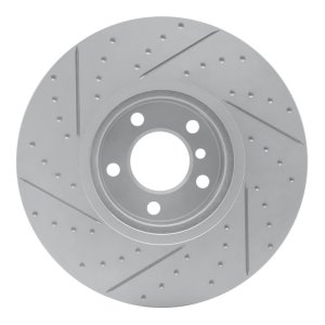 BMW X4 Brake Rotor (1) - Left Front - DFC - Geoperformance Rotor - Drilled and Slotted - `16-`18