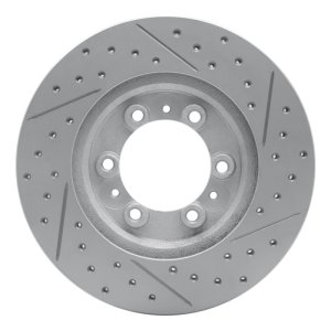 Acura SLX Brake Rotor (1) - Front Left - DFC - Geoperformance Drilled & Slotted - `92-`02 Acura SLX Brake Rotor (1) - Front Left - DFC - Geoperformance Drilled & Slotted - `92-`02