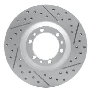 Acura SLX Brake Rotor (1) - Front Right - DFC - Drilled & Slotted Geoperformance - `92-`02 Acura SLX Brake Rotor (1) - Front Right - DFC - Drilled & Slotted Geoperformance - `92-`02