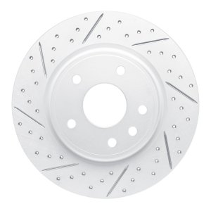 Chrysler Grand Caravan Brake Rotor (1) - Rear Left - DFC - Drilled & Slotted Geoperformance - `17-`25 Chrysler Grand Caravan Brake Rotor (1) - Rear Left - DFC - Drilled & Slotted Geoperformance - `17-`25