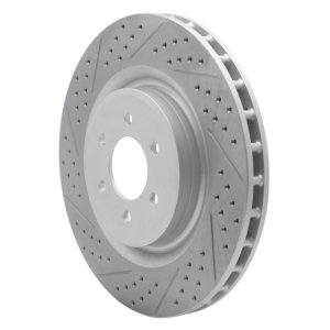 Dodge Viper Brake Rotor (1) - Rear Left - DFC - Drilled & Slotted Geoperformance - `03-`17