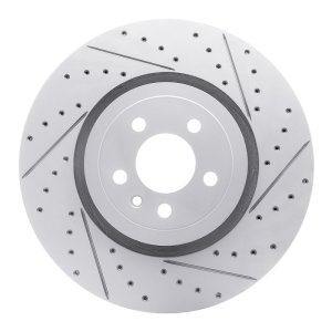 Dodge Charger Brake Rotor (1) - Front Right - DFC - Geoperformance Rotor - Drilled & Slotted - `14-`23