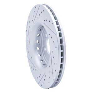 Dodge Charger Brake Rotor (1) - Front Right - DFC - Geoperformance Rotor - Drilled & Slotted - `14-`23