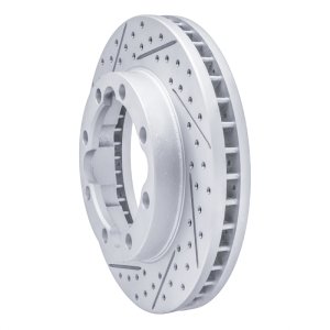 Chevrolet K3500 Brake Rotor (1) - Front Left - DFC - Geoperformance Rotors - Drilled & Slotted - `92-`00