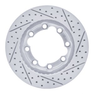 Chevrolet K3500 Brake Rotor (1) - Front Left - DFC - Geoperformance Rotors - Drilled & Slotted - `92-`00