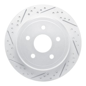 Jeep Grand Cherokee Brake Rotor(s) (1) - Rear Left - DFC - Drilled & Slotted Geoperformance - `05-`10