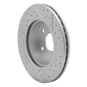 Jeep Grand Cherokee Brake Rotor (1) - Front Left - DFC - Geoperformance Drilled & Slotted - `99-`04