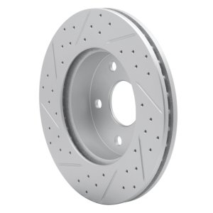 Jeep Grand Cherokee Brake Rotor (1) - Front Right - DFC - Drilled & Slotted Geoperformance - `99-`04 Jeep Grand Cherokee Brake Rotor (1) - Front Right - DFC - Drilled & Slotted Geoperformance - `99-`04