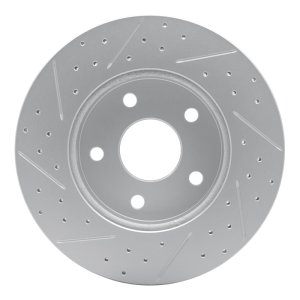 Jeep Grand Cherokee Brake Rotor (1) - Front Right - DFC - Drilled & Slotted Geoperformance - `99-`04 Jeep Grand Cherokee Brake Rotor (1) - Front Right - DFC - Drilled & Slotted Geoperformance - `99-`04