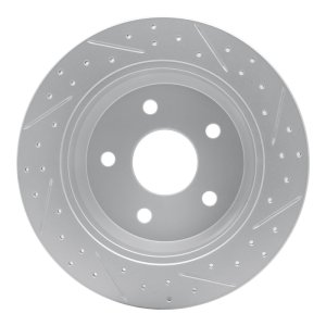 Jeep Grand Cherokee Brake Rotor (1) - Rear Left - DFC - Geoperf Rotors - Drill & Slot - `99-`04