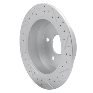 Jeep Grand Cherokee Brake Rotor (1) - Rear Left - DFC - Geoperf Rotors - Drill & Slot - `99-`04