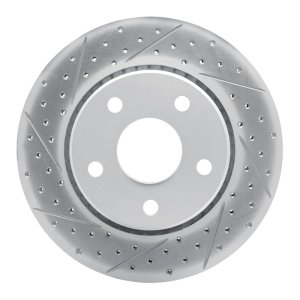 Jeep Wrangler Brake Rotor (1) - Front Left - DFC - Drilled & Slotted Geoperformance Rotor - `07-`18 Jeep Wrangler Brake Rotor (1) - Front Left - DFC - Drilled & Slotted Geoperformance Rotor - `07-`18