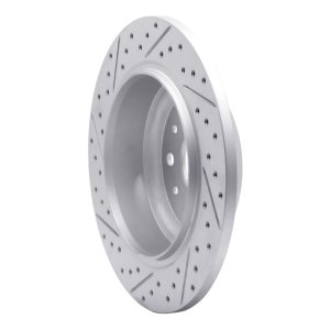 Jeep Wrangler Brake Rotor (1) - Rear Right - DFC - Geoperformance + Drilled and Slotted - `18-`25