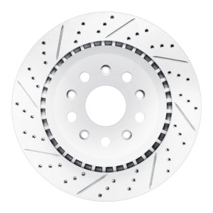 Jeep Wrangler Brake Rotor (1) - Rear Left - DFC - Drilled & Slotted Geoperformance - `20-`25 Jeep Wrangler Brake Rotor (1) - Rear Left - DFC - Drilled & Slotted Geoperformance - `20-`25