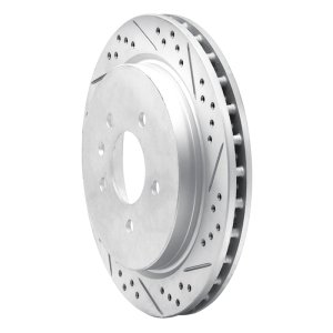 Cadillac STS Brake Rotor (1) - Rear Right - DFC - Drilled & Slotted Geoperformance - `03-`11