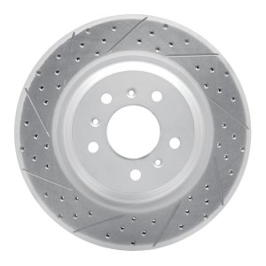 Buick Lucerne Brake Rotor (1) - Front Left - DFC - Geoperformance Rotors - Drilled & Slotted - `06-`16
