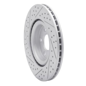 Chevrolet HHR Brake Rotor (1) - Front Right - DFC - Geoperformance Drilled & Slotted - `07-`10