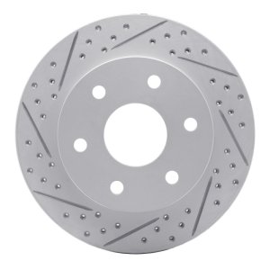 Cadillac Escalade ESV Brake Rotor (1) - Front Left - DFC - Drilled & Slotted Geoperformance - `14-`20 Cadillac Escalade ESV Brake Rotor (1) - Front Left - DFC - Drilled & Slotted Geoperformance - `14-`20