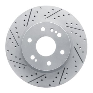 Cadillac Vistiq Brake Rotor (1) - Front Left - DFC - Drilled & Slotted Geoperformance - `19-`26 Cadillac Vistiq Brake Rotor (1) - Front Left - DFC - Drilled & Slotted Geoperformance - `19-`26