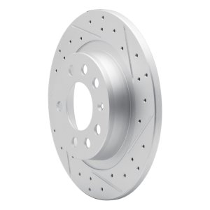 Pontiac Solstice Brake Rotor (1) - Rear Right - DFC - Drilled & Slotted Geoperformance - `06-`10