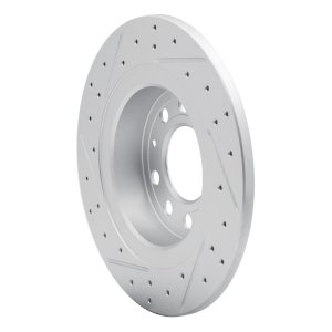 Pontiac Solstice Brake Rotor (1) - Rear Right - DFC - Drilled & Slotted Geoperformance - `06-`10