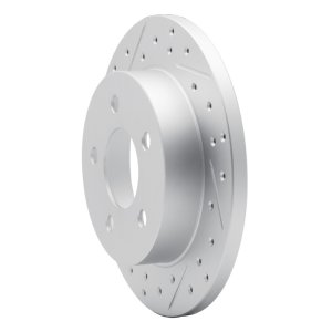 Ford Mustang Brake Rotor (1) - Rear Left - DFC - Geoperformance Drilled & Slotted - `94-`04 Ford Mustang Brake Rotor (1) - Rear Left - DFC - Geoperformance Drilled & Slotted - `94-`04