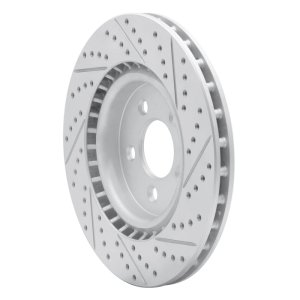 Ford Mustang Brake Rotor (1) - Front Left - DFC - Geoperformance Drilled & Slotted - `94-`04 Ford Mustang Brake Rotor (1) - Front Left - DFC - Geoperformance Drilled & Slotted - `94-`04