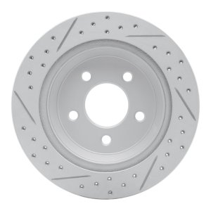 Ford Mustang Brake Rotor (1) - Rear Right - DFC - Drilled & Slotted Geoperformance - `94-`04 Ford Mustang Brake Rotor (1) - Rear Right - DFC - Drilled & Slotted Geoperformance - `94-`04
